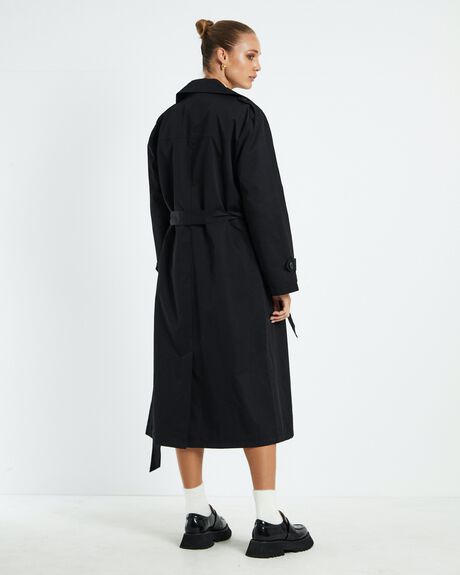 BLACK WOMENS CLOTHING SUBTITLED COATS + JACKETS - 52421100034