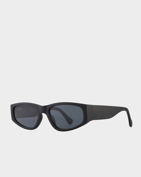 MATT BLACK MENS ACCESSORIES REALITY EYEWEAR SUNGLASSES - REA-RUSH-MBLK