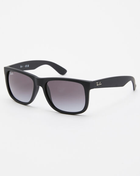 BLACK GREY GRADIENT MENS ACCESSORIES RAY-BAN SUNGLASSES - 0RB4165556018G