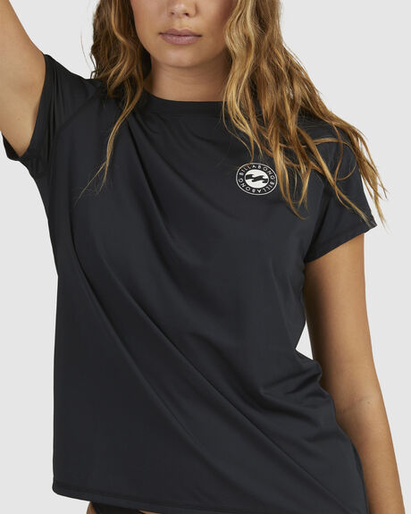 BLACK SURF WOMENS BILLABONG RASHVESTS - UBJWR00122-BLK