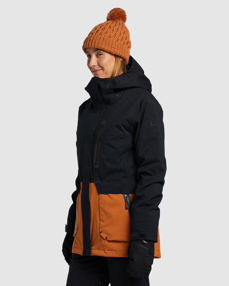 BLACK SNOW WOMENS BILLABONG SNOW JACKET - EBJTJ00113-BLK