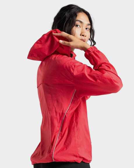 RED WOMENS ACTIVEWEAR DOYOUEVEN JUMPERS + JACKETS - M.11.E.XS