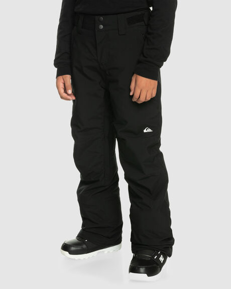 TRUE BLACK SNOW KIDS QUIKSILVER SNOW PANTS - EQBTP03051-KVJ0