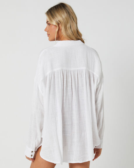 WHITE WOMENS CLOTHING TIGERLILY SHIRTS - T622047-WHI