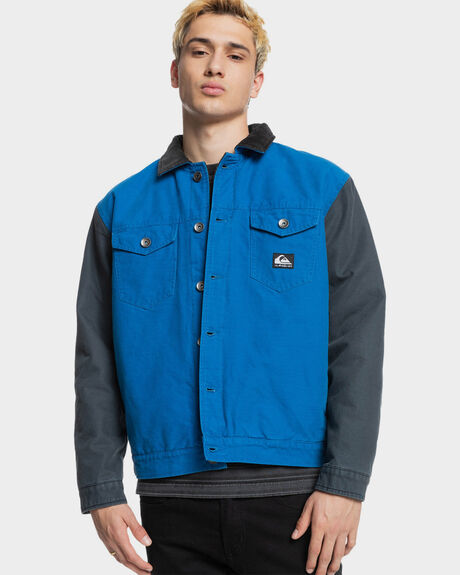 DARK DENIM MENS CLOTHING QUIKSILVER JACKETS - EQYJK03775-BRQ0