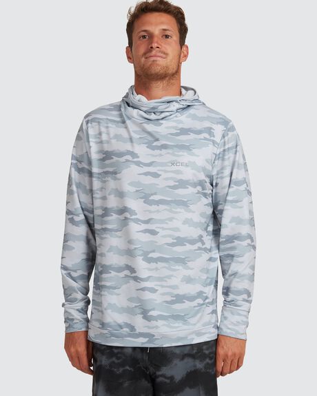WHITE CAMO SURF MENS XCEL RASHVESTS - MIC976H1-W05-XS