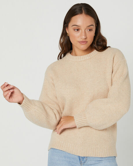 BEIGE WOMENS CLOTHING THE HIDDEN WAY KNITS + CARDIGANS - H8233147BEG