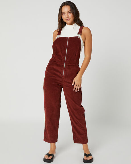 MAROON RED WOMENS CLOTHING RUE STIIC PLAYSUITS + OVERALLS - SA-22-26-4-MRCW