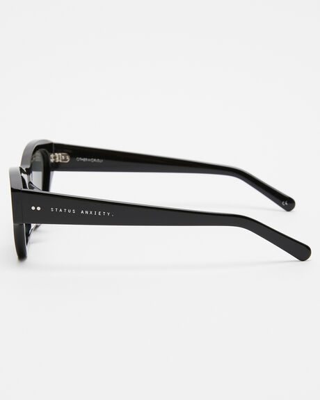 BLACK WOMENS ACCESSORIES STATUS ANXIETY SUNGLASSES - SA9901