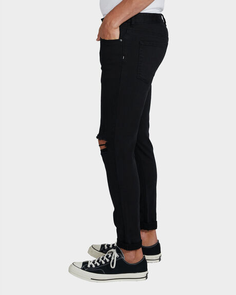 BLACK MENS CLOTHING STANDARD JEAN CO JEANS - 17554100037