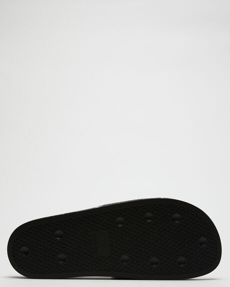 BLACK MENS FOOTWEAR ADIDAS SLIDES - FY6849
