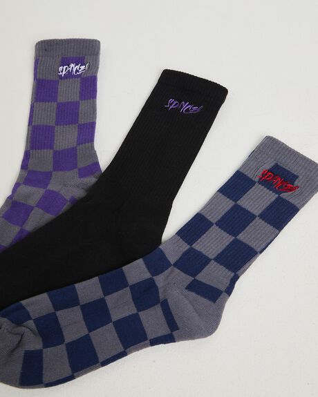 ASSORTED MENS ACCESSORIES SPENCER PROJECT SOCKS + UNDERWEAR - SPMW25910-ASST-ONE