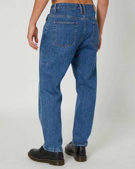 HIGHWAY BLUE MENS CLOTHING THRILLS JEANS - TDP-426EHW