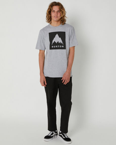 GRAY HEATHER MENS CLOTHING BURTON T-SHIRTS + SINGLETS - 20377106020