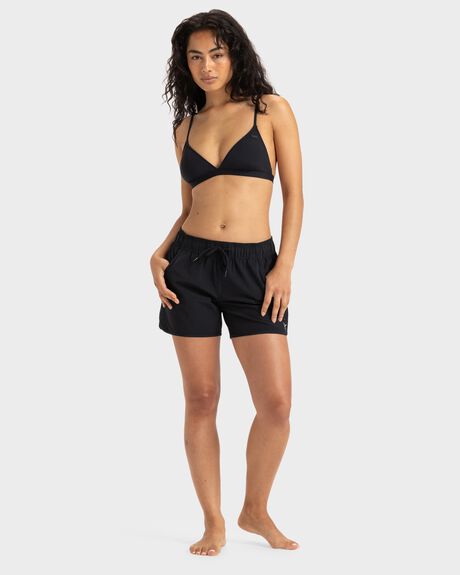 ANTHRACITE WOMENS CLOTHING ROXY SHORTS - ERJBS03139-KVJ0