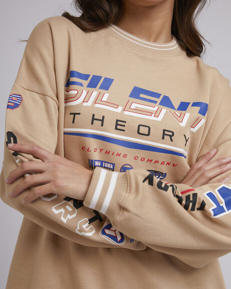 OATMEAL WOMENS CLOTHING SILENT THEORY JUMPERS - 6036028.OAT