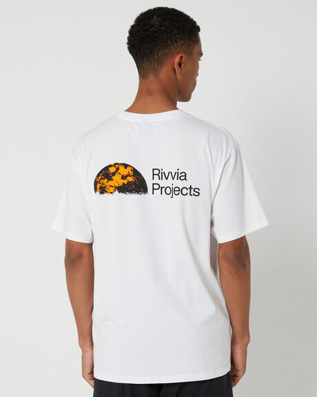 WHITE MENS CLOTHING RIVVIA PROJECTS T-SHIRTS + SINGLETS - RTE23426WHT