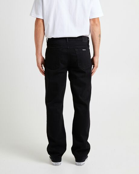 BLACK MENS CLOTHING ROLLAS JEANS - GPM0001445-DNM-28