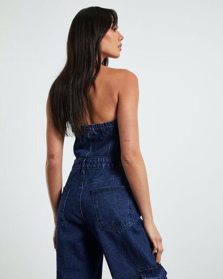 BLUE WOMENS CLOTHING INSIGHT PLAYSUITS + OVERALLS - 1000102981-BLU-XXS