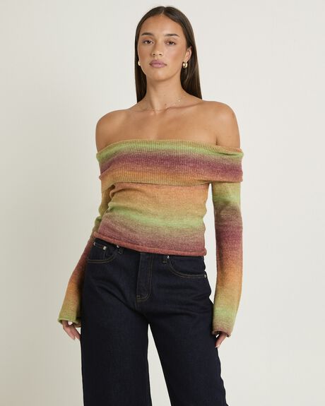 OMBRE WOMENS CLOTHING ALICE IN THE EVE KNITS + CARDIGANS - ALWW25214-ASST-XXS