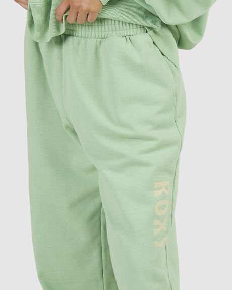 ABSINTHE GREEN WOMENS CLOTHING ROXY PANTS - URJFB03035-GHY0