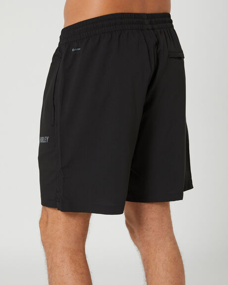 BLACK MENS CLOTHING HURLEY SHORTS - MWS0006850H010
