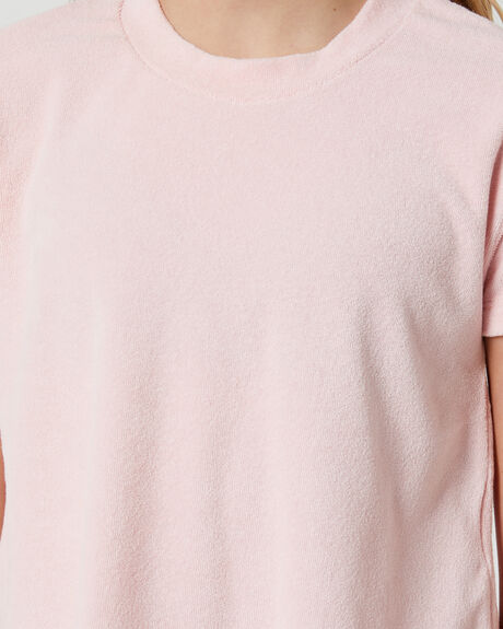 CANDY PINK KIDS YOUTH GIRLS SWELL T-SHIRTS + SINGLETS - S6221166CNDPK