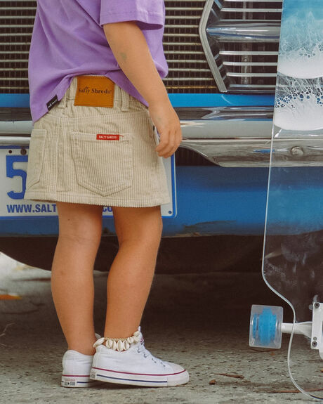 DIRTY WHITE KIDS GIRLS SALTY SHREDS SHORTS + SKIRTS - VI-1D-S-2787