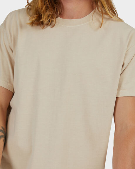 GOLDEN MENS CLOTHING BILLABONG BASIC TEES - UBYZT00162-GDN