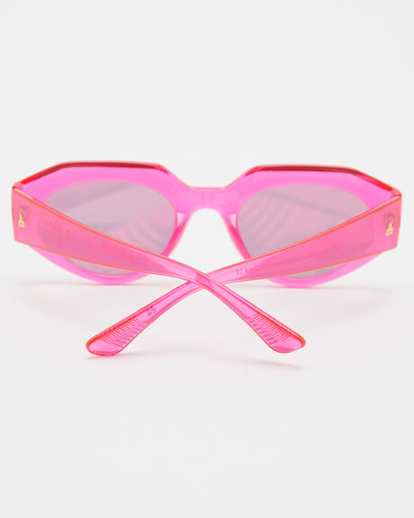 NEON PINK MIRROR WOMENS ACCESSORIES AIRE SUNGLASSES - AIR2442207-NEONP
