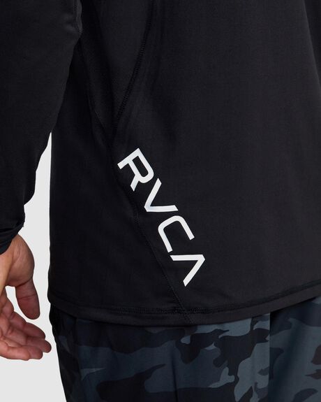 BLACK MENS CLOTHING RVCA SPORTSWEAR - V9011RSV-BLK