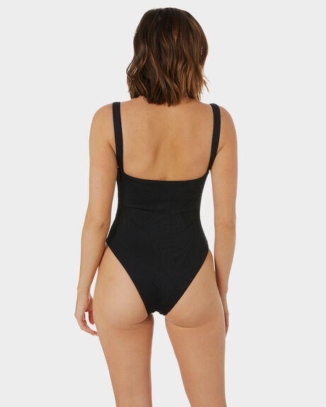 BLACK WOMENS SWIMWEAR FELLA SWIM ONE PIECES - FS-OP-036BLK
