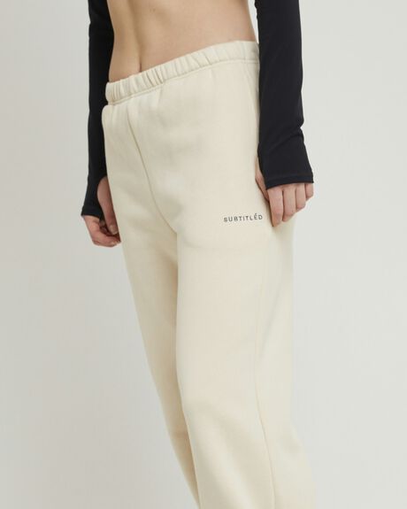 OAT WOMENS CLOTHING SUBTITLED PANTS - SBWW23607-ECR-XXS