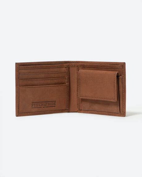 CAF? MENS ACCESSORIES STITCH AND HIDE WALLETS - SHH_GEORGE_CAF