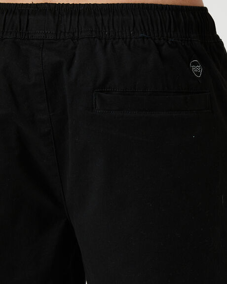 BLACK MENS CLOTHING SWELL SHORTS - SWMS23217BLK