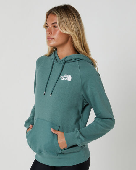 DARK SAGE MISTY WOMENS CLOTHING THE NORTH FACE HOODIES - NF0A7UONK0O