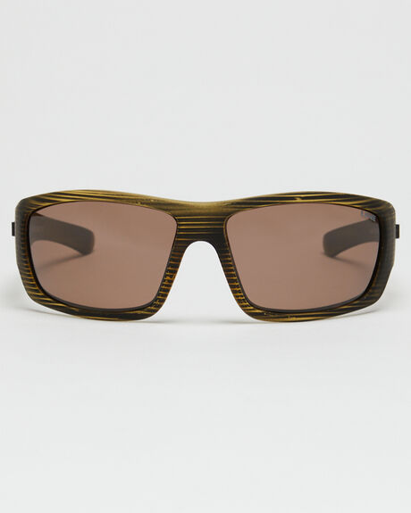 POLAR BLACK WOOD MENS ACCESSORIES LIIVE VISION SUNGLASSES - L0567DPBW