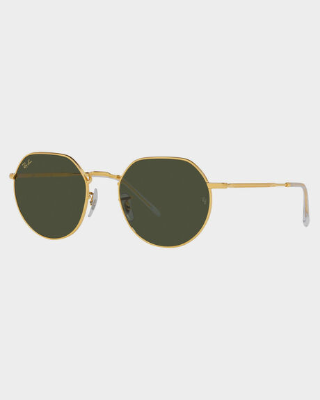 GOLD GREEN MENS ACCESSORIES RAY-BAN SUNGLASSES - 0RB3565919631