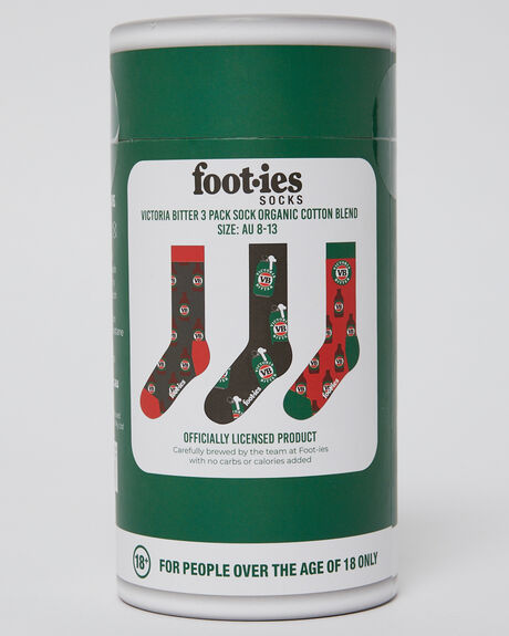 MULTI MENS ACCESSORIES FOOT-IES SOCKS + UNDERWEAR - FVBI851-MULT