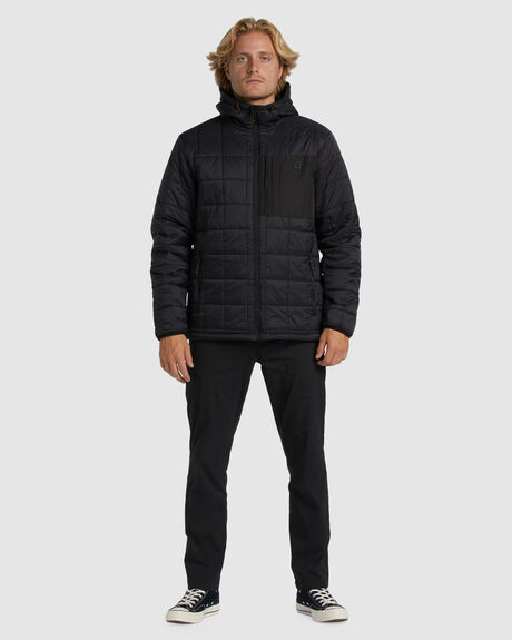 BLACK MENS CLOTHING BILLABONG JACKETS - ABYJK00162-BLK