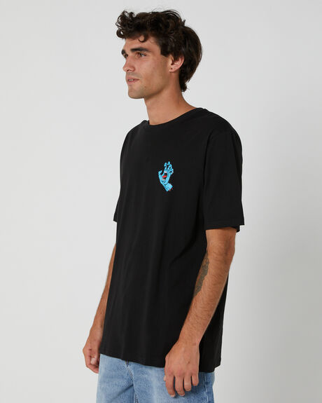 BLACK MENS CLOTHING SANTA CRUZ T-SHIRTS + SINGLETS - SM3220103BLK