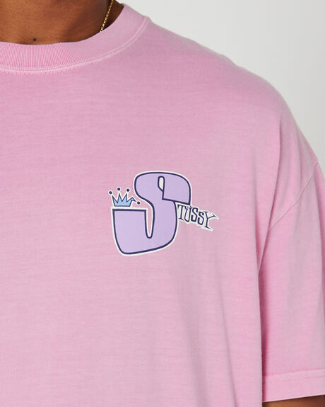 PIGMENT CANDY PINK MENS CLOTHING STUSSY GRAPHIC TEES - ST035012PINK