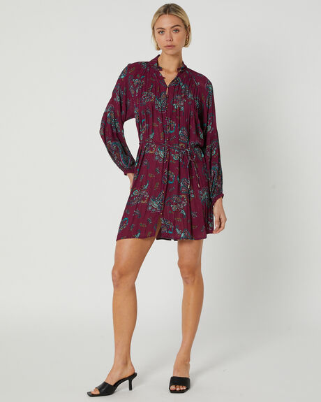 GRAPE WOMENS CLOTHING TIGERLILY DRESSES - T635412GRP