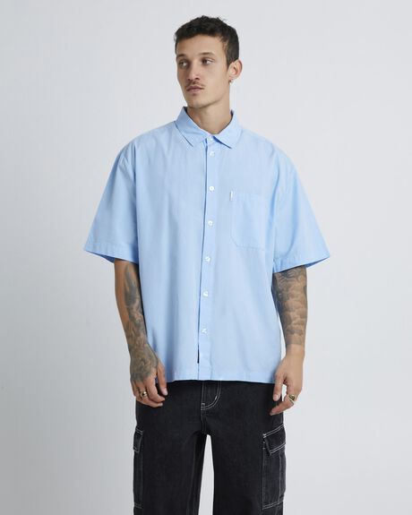 SKY MENS CLOTHING SPENCER PROJECT SHIRTS - SPMS24151-BLU