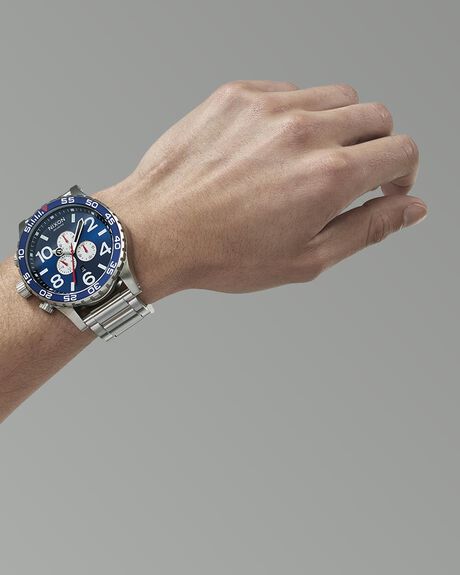 NAVY SUNRAY / SILVER MENS ACCESSORIES NIXON WATCHES - A083-5091-00