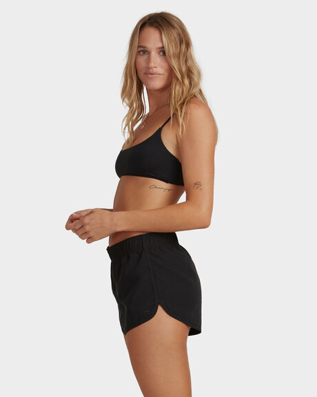 BLACK WOMENS CLOTHING BILLABONG SHORTS - UBJBS00105-BLK