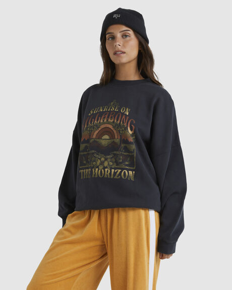 OFF BLACK WOMENS CLOTHING BILLABONG JUMPERS - UBJFT00223-OFB