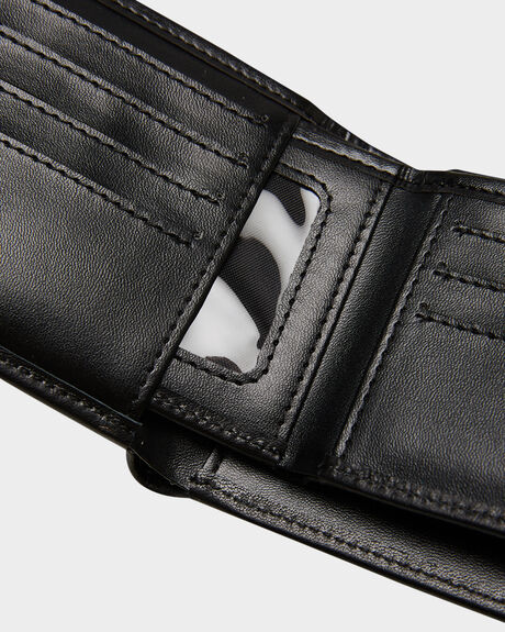 BLACK MENS ACCESSORIES HURLEY WALLETS - HAUSLWAH010