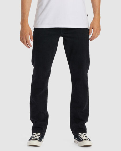 WASHED BLACK MENS CLOTHING BILLABONG JEANS - ABYDP00110-WAA