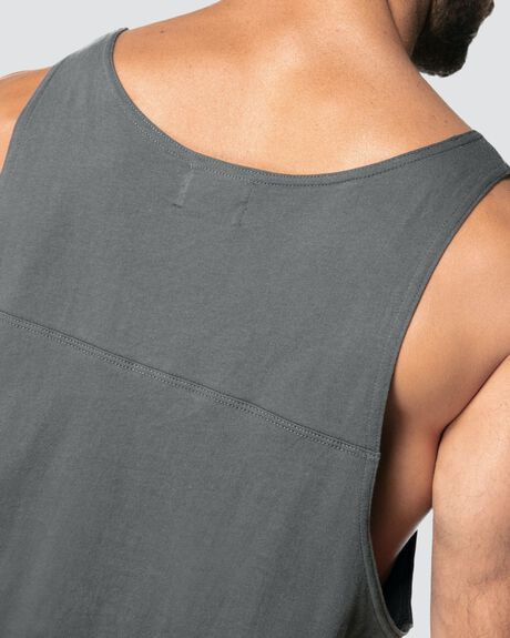 CHARCOAL MENS CLOTHING ONEBYONE SINGLETS + TANKS - OBO-1074-S